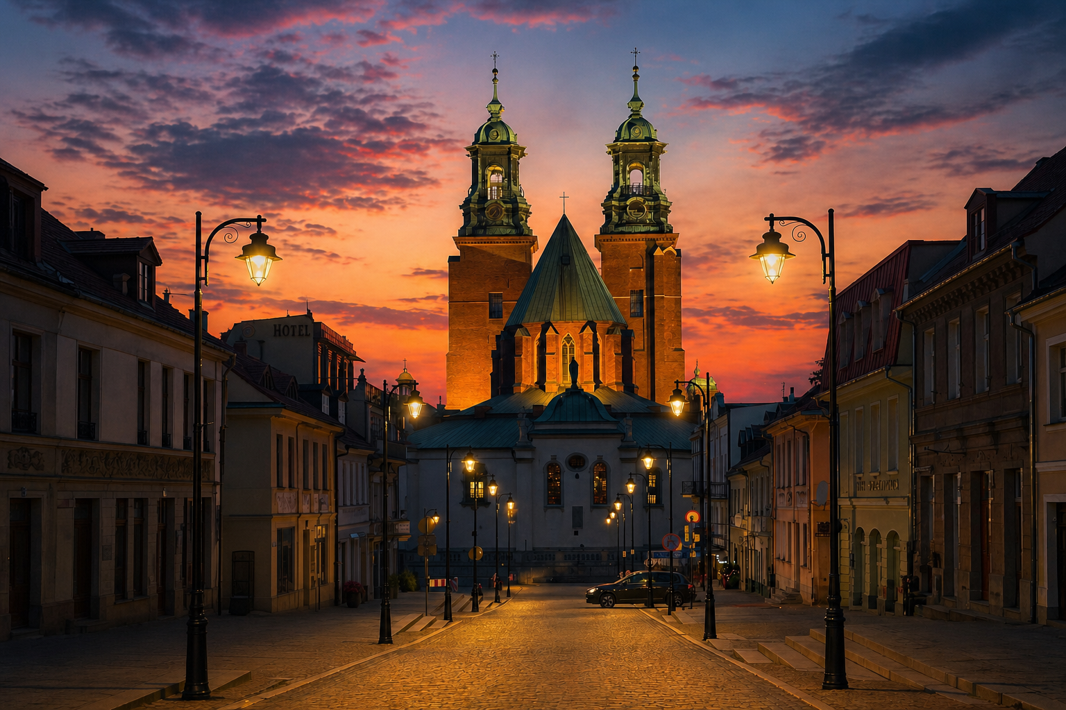 Panorama miasta Gniezno